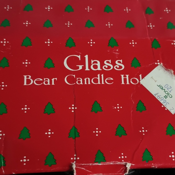 Glass Bear Candle Holders - Picture 2 of 5
